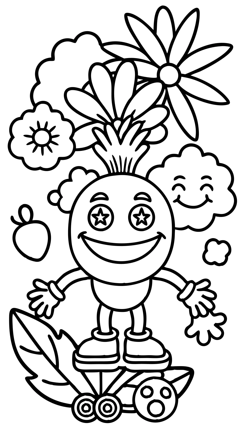 90’s cartoon stoner coloring pages